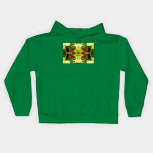 Pattern of Abstract Free-range Chicken Kids Hoodie